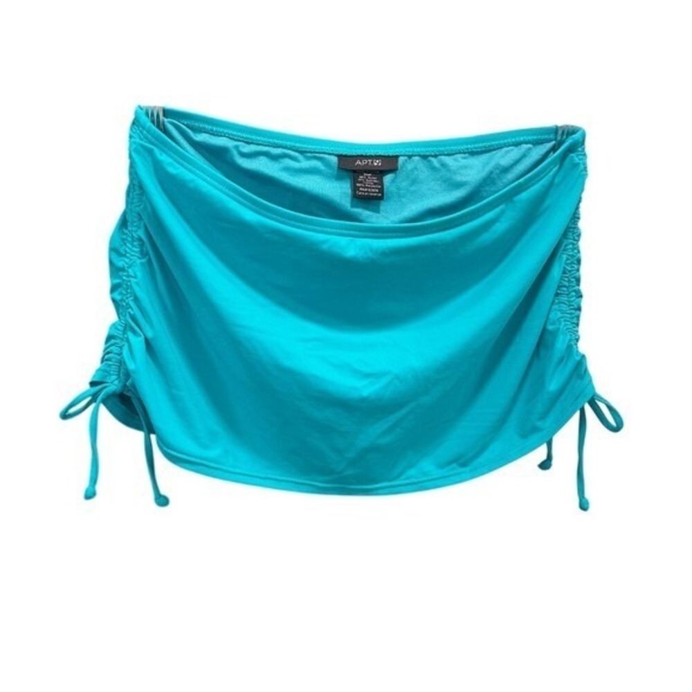 Apt 9 Ruched Drawstring bathing suit bottoms Turquoise Blue